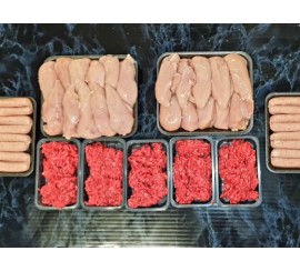Chicken,mince and sausage bulk buy meat pack